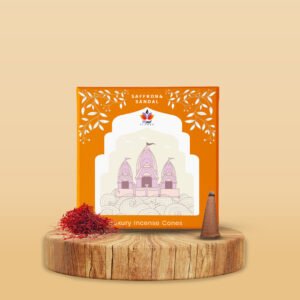 Saffron & Sandal Cones